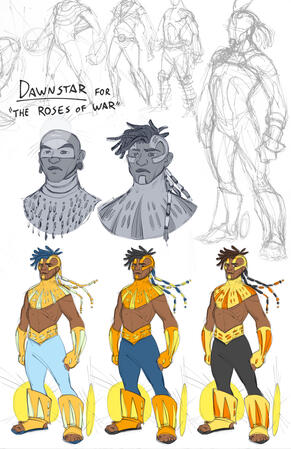 Dawnstar for "The Roses of War"